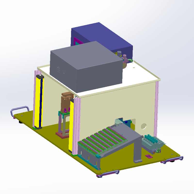 24套测试机械设备-Solidworks非标图纸的图5